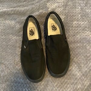 Black Slip-On Vans